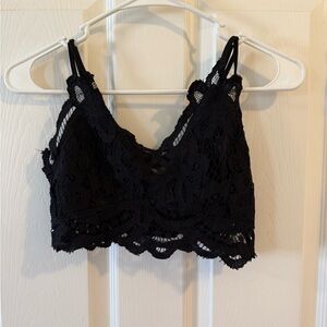 Willow & Root Black Lace Bralette
